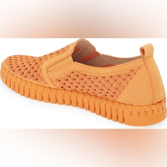 Ilse Jacobsen Tulip 140 Perforated Slip-On Sneaker Mango Sorbet - Picture 3 of 15